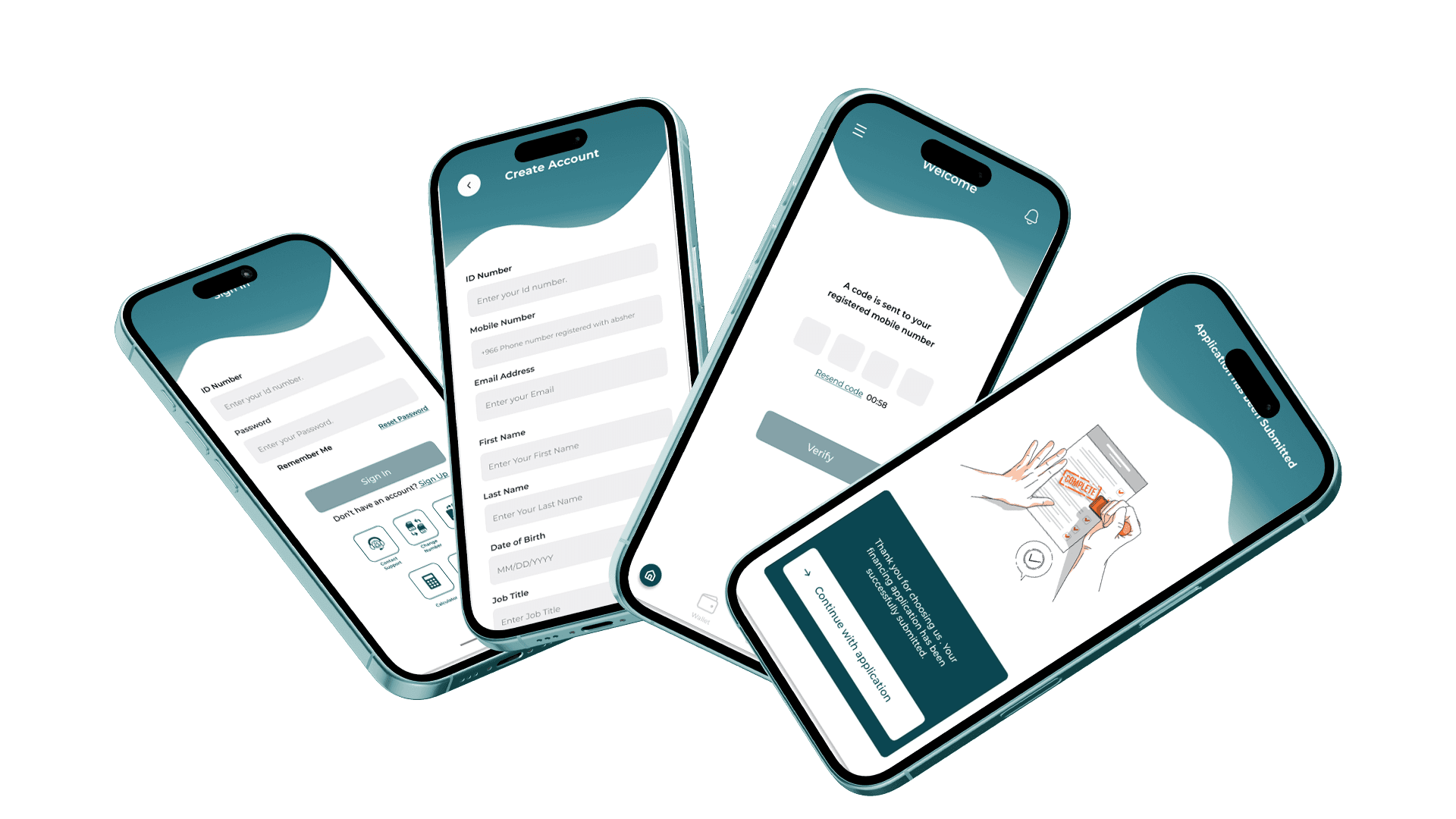 Progressive web app lending experience across mobile devices